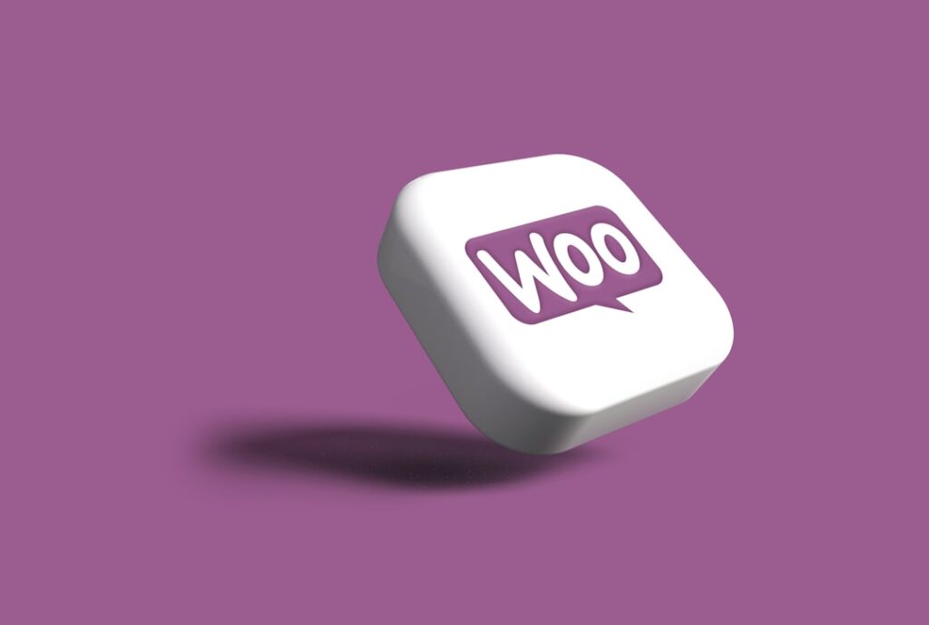 WooCommerce logo representing ecommerce and online store product copy use cases