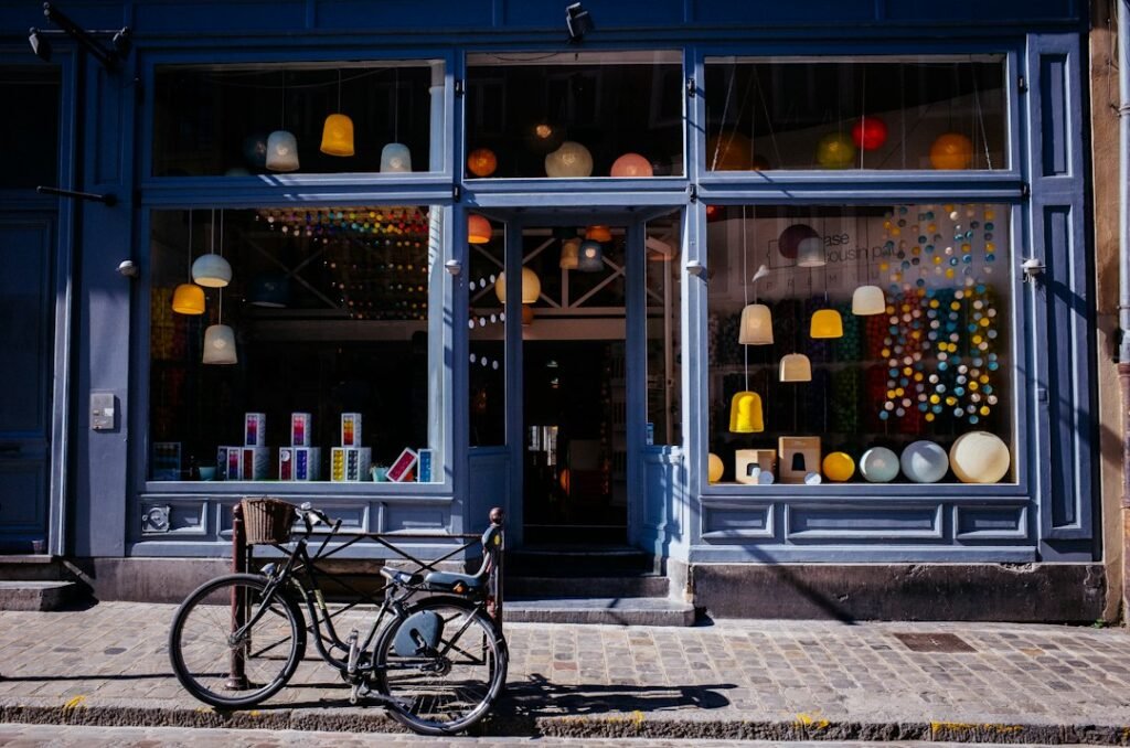Small business storefront representing local SEO visibility for multi-location businesses